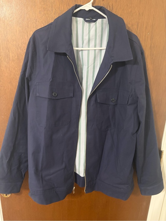 Bonobos Other - Bonobos Navy Lightweight Zip Shirt Jacket